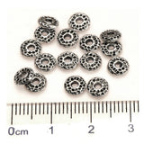 DIY Charms Beading Silver Spacers 6*1mm 200pcs