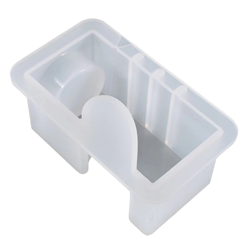 Heart Candle Holder Resin Casting Mold