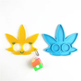 Glossy Tree Leaf Key Chain Resin Casting Mold