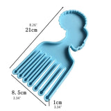 DIY Epoxy Resin Mold for Handicrafts Ornaments Hair Styling Comb