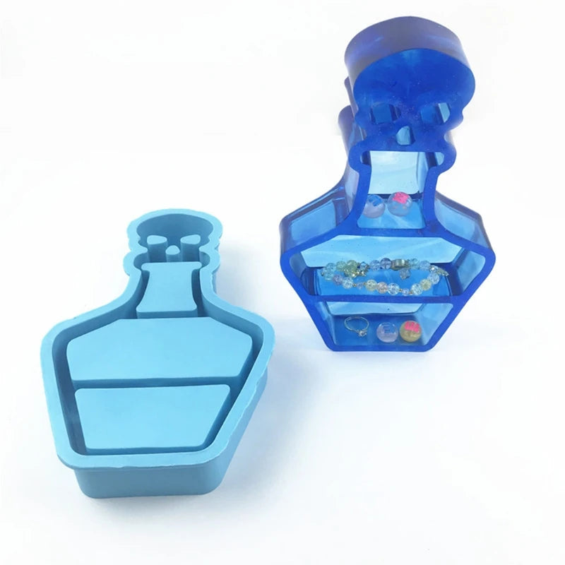 Handicrafts Ornaments UV Epoxy Mold DIY Crafts Jewelry Holder Case Silicone Mold