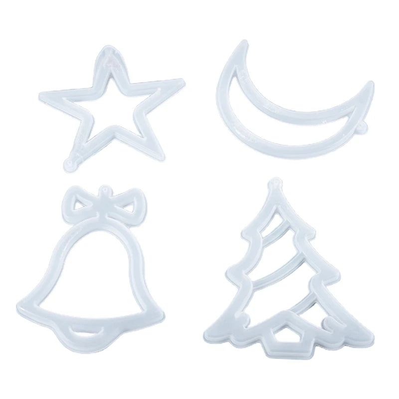Resin Casting Mold DIY Crafts Christmas Ornaments Epoxy Resin Mold