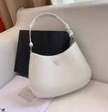 Retro PU Leather Shoulder Top Handle Bag Women