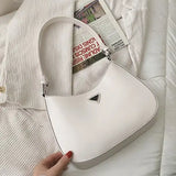 Retro PU Leather Shoulder Top Handle Bag Women