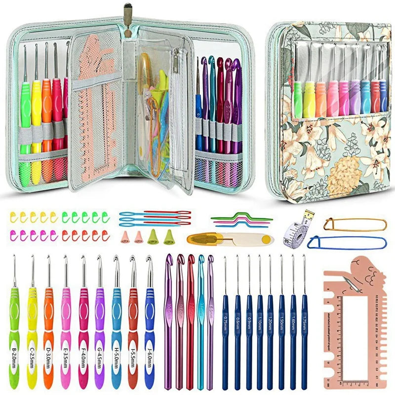 Ergonomic Knitting Needles Set with Waterproof Bag
