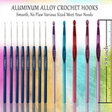 Ergonomic Knitting Needles Set with Waterproof Bag