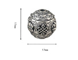 925 Silver Tibetan Babao Symbol Bead Eight Auspicious Symbol Good Luck Beads