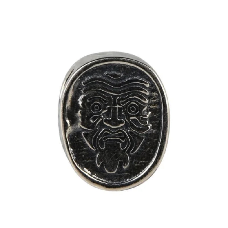 925 Silver Tibetan Zaki Lam Loose Bead Buddhist Prayer Beads
