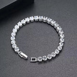 14K Round Diamond Bracelet for Women Men Cocktail Jewelry