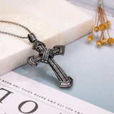 Christianity Cross Diamond Necklace Full Fine Jewelry