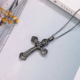 Christianity Cross Diamond Necklace Full Fine Jewelry