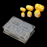 3D Mini French Toast Epoxy Resin Casting Mold Simulation Food Play Silicone Mold