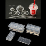 Mini Milk Tea Cup Bottle Pendant Resin Casting Mold Kit