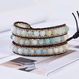 Vintage Beads Natural Stone Wrap Bracelet