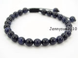 6mm Sand Gems Stone Bracelet 5Strands/Pack