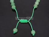 Adjustable Green Aventurine Beads Bracelet