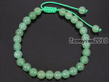 Adjustable Green Aventurine Beads Bracelet