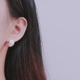 Water Drop Shape 925 Silver Ear Cuffs for Women