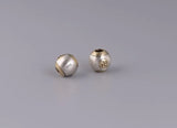 925 Silver Fengshui Wanzi Symbol Bead DIY Jewelry Findings