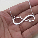 925 Silver Infinity Name Necklace & Pendant Personalization Birthday Gift