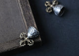 925 Silver Tibetan Vajra Bell Charm Pendant