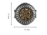 925 Silver Tibetan Lucky Babao Symbol Beads