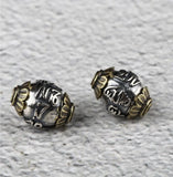 925 Silver Tibetan Six Words Proverb Bead Buddhist OM Mani Loose Beads