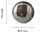 925 Silver Tibetan Zaki Lam Bead Sterling Buddhist Prayer Jazzlam Jewelry Beads