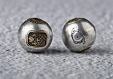 925 Silver Tibetan Zaki Lam Bead Sterling Buddhist Prayer Jazzlam Jewelry Beads