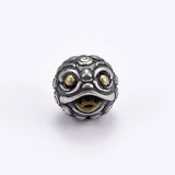 925 Silver Wealth Pixiu Beads Sterling Silver Piyao Loose Beads