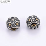 925 Silver Wealth Pixiu Beads Sterling Silver Piyao Loose Beads