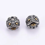 925 Silver Wealth Pixiu Beads Sterling Silver Piyao Loose Beads