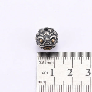 925 Silver Wealth Pixiu Beads Sterling Silver Piyao Loose Beads