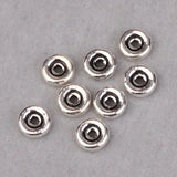 925 Silver Beads Jewelry Findings Sterling DIY Tibetan Mala's Spacers