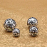 999 Silver Pixiu Beads Fengshui Good Luck Symbol DIY Jewelry