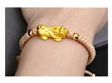 999 Silver Pixiu Bracelet Fengshui Wealth Good Luck Bracelet