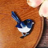 Acrylic Bird Brooches Cute Pet Pin Jewelry