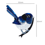 Acrylic Bird Brooches Cute Pet Pin Jewelry