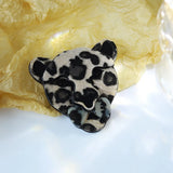Leopard Acrylic Brooch Safety Pin Female Accessory