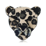 Leopard Acrylic Brooch Safety Pin Female Accessory