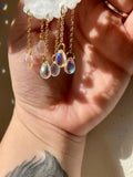 Acrylic Rain Cloud Earrings