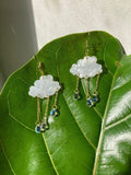 Acrylic Rain Cloud Earrings