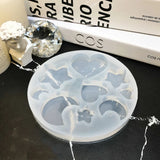 Moon Star Heart Keychain Pendant Resin Casting Molds