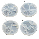 Moon Star Heart Keychain Pendant Resin Casting Molds