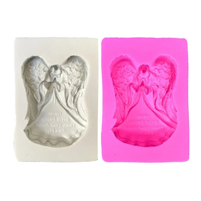Angel Epoxy Resin Silicone Mold for Cake Decoration