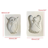 Angel Epoxy Resin Silicone Mold for Cake Decoration