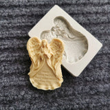 Angel Epoxy Resin Silicone Mold for Cake Decoration