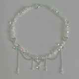 Y2K Angel Wings Beads Necklace Choker