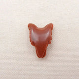 Red Sand Sun Wolf Head Pendant for DIY Jewelry