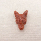 Red Sand Sun Wolf Head Pendant for DIY Jewelry